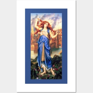 Cassandra - Evelyn De Morgan Posters and Art